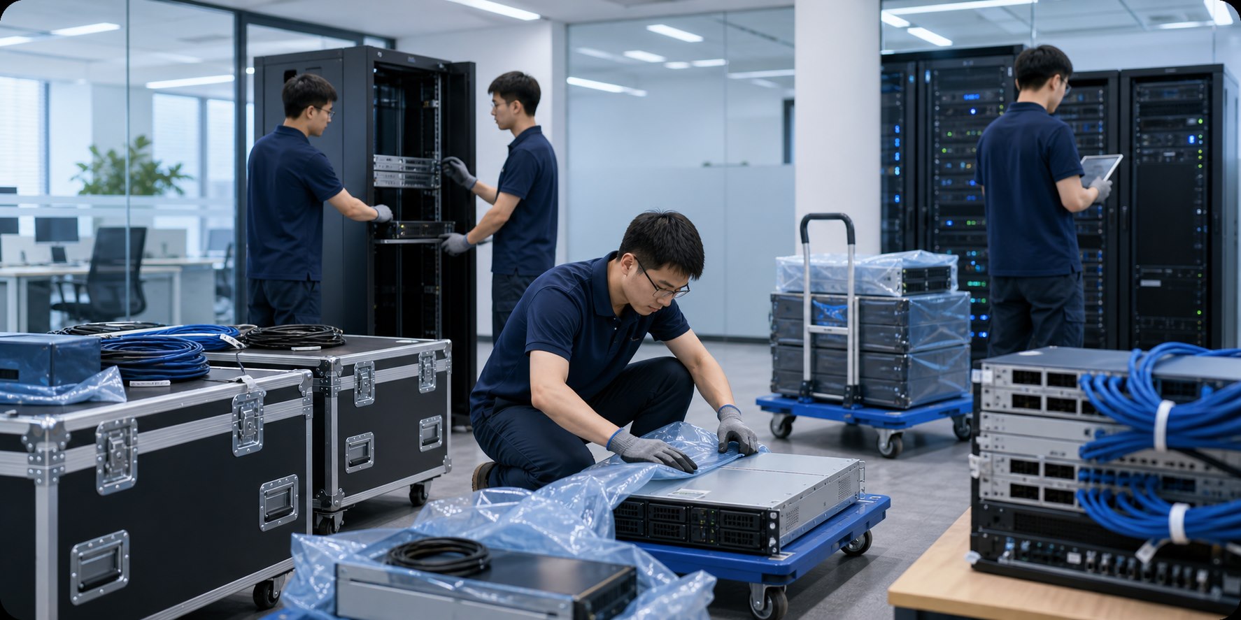机房设备搬迁与上架实施